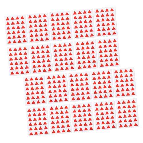 ELAYARD 576 Stück Selbstklebende Dreieck aufkleber Farbige Klassifizierungs etiketten Abziehbare Beschriftungs sticker für Büro Schule Zuhause Vielseitig Einsetzbar Langlebig und von ELAYARD