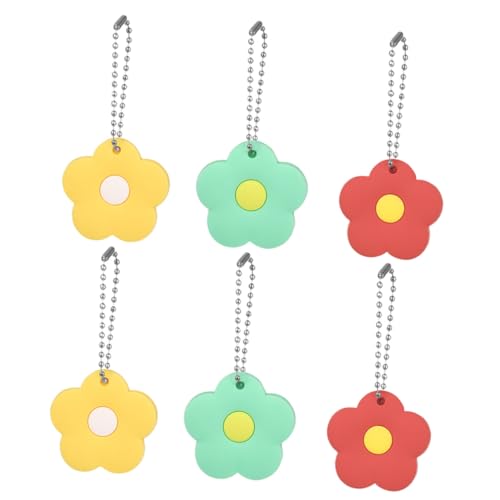 ELAYARD 6 Stck Teiliges Silikon Schlüsselhüllen Blütenblatt Design Langlebige Schlüsselkappen für Hausschlüssel Schmutz Rostschutz Einfache Identifikation Rutschfester Griff ELAYARD 6 Stck Teiliges Silikon Schlüsselhüllen Blütenblatt Design Langlebige Schlüsselkappen für Hausschlüssel Schmutz Rostschutz Einfache Identifikation Rutschfester Griff von ELAYARD