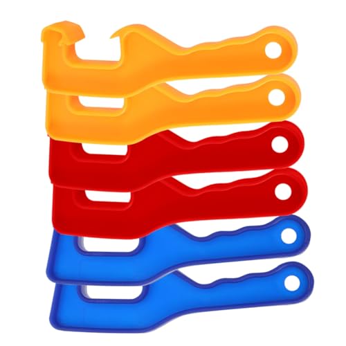 ELAYARD 6 Stück Teiliges Gallonen eimer Deckelöffner Kunststoff eimerheber Robust Vielseitig für Farbe und Beschichtung DIY Werkzeug Kompakt Leicht Tragbar in Rot Orange Blau ELAYARD 6 Stück Teiliges Gallonen eimer Deckelöffner Kunststoff eimerheber Robust Vielseitig für Farbe und Beschichtung DIY Werkzeug Kompakt Leicht Tragbar in Rot Orange Blau von ELAYARD