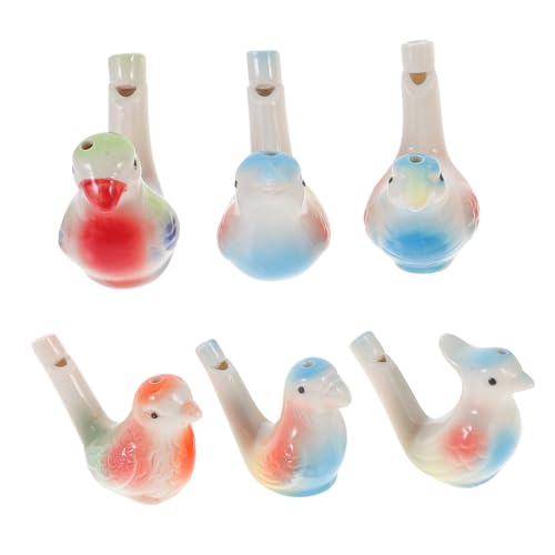 ELAYARD 6 Stück Teiliges Keramik Wasservogel Pfeifen Musikalische Instrumente für Sichere und Handliche Spielzeuge mit Klarem Klang als für Kleinkinder und Erwachsene ELAYARD 6 Stück Teiliges Keramik Wasservogel Pfeifen Musikalische Instrumente für Sichere und Handliche Spielzeuge mit Klarem Klang als für Kleinkinder und Erwachsene von ELAYARD