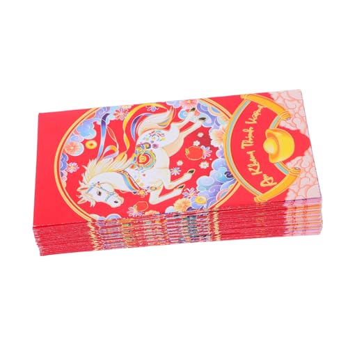 ELAYARD 60 Stück Lucky Money Envelopes Vietnamesische Hong Bao Rote Umschläge Pferdejahr Lunar Year Asian Pocket für Chinesisches Frühlingsfest ELAYARD 60 Stück Lucky Money Envelopes Vietnamesische Hong Bao Rote Umschläge Pferdejahr Lunar Year Asian Pocket für Chinesisches Frühlingsfest von ELAYARD