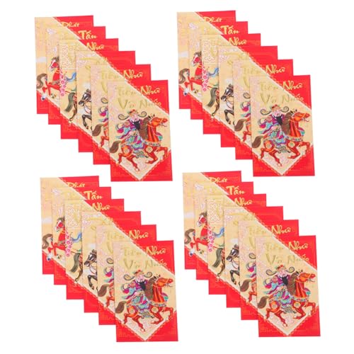 ELAYARD 60 Stück Vietnamesische Rote Umschläge Pferdejahr Traditionelle Glücksgeldumschläge Für Asiatische Frühlingsfestparty Kulturelle Mischung Chinesisch Vietnamesische Motive ELAYARD 60 Stück Vietnamesische Rote Umschläge Pferdejahr Traditionelle Glücksgeldumschläge Für Asiatische Frühlingsfestparty Kulturelle Mischung Chinesisch Vietnamesische Motive von ELAYARD