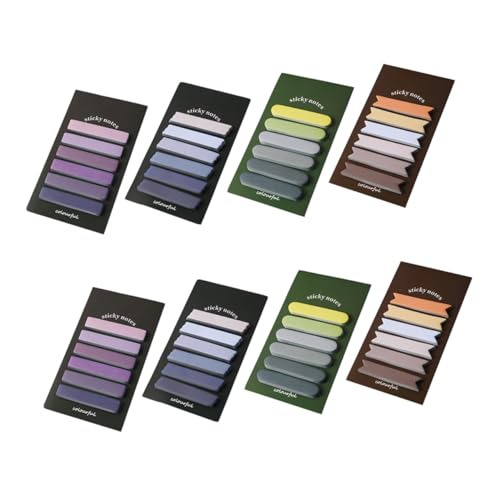 ELAYARD 8 Sätze Teiliges Haftnotizen Selbstklebende Memo Pads in Sanften Farbverläufen Praktische Post Memos für Büro und Schule Robuste Notizzettel mit Glatter Schreibfläche Vielseitige ELAYARD 8 Sätze Teiliges Haftnotizen Selbstklebende Memo Pads in Sanften Farbverläufen Praktische Post Memos für Büro und Schule Robuste Notizzettel mit Glatter Schreibfläche Vielseitige von ELAYARD