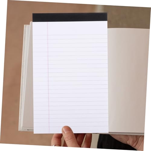 ELAYARD 8 Stück Legal Schreibblock Liniert Weiß Mikroperforiert Leicht Abreißbare Blätter Glattes Schreibpapier Notizblock für Schule Büro Homeoffice Praktisches Memo Pad ELAYARD 8 Stück Legal Schreibblock Liniert Weiß Mikroperforiert Leicht Abreißbare Blätter Glattes Schreibpapier Notizblock für Schule Büro Homeoffice Praktisches Memo Pad von ELAYARD