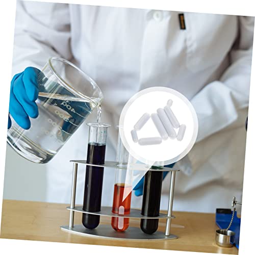 ELAYARD 8 Stück Teiliges Ptfe Magnetrührstäbchen Korrosionsbeständig Chemikalienresistent für Labor und Heimlabor Geeignet für Chemie Biologie und Experimente von ELAYARD