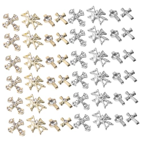 ELAYARD 80 Stück Teiliges Nagelcharms Kreuz aus Langlebiger Legierung Nail Art Schmuck für Acrylnägel Vielseitige Maniküre Dekoration für Damen und Profis ELAYARD 80 Stück Teiliges Nagelcharms Kreuz aus Langlebiger Legierung Nail Art Schmuck für Acrylnägel Vielseitige Maniküre Dekoration für Damen und Profis von ELAYARD