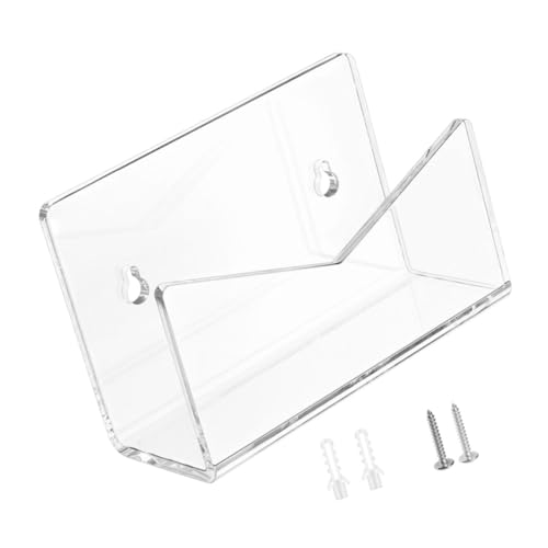 ELAYARD Acryl Briefhalter für Schreibtisch Transparent Mail Organizer Dokumentenablage Briefablage für Büro Schule Zuhause Schreibtischzubehör Organizer für Briefe und Akten von ELAYARD
