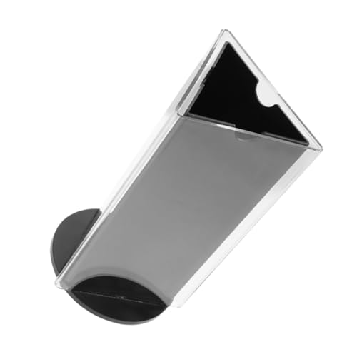 ELAYARD Acryl Menühalter Tisch Klarer Dreiseitiger Drehbarer Menüständer für Restaurants Langlebiger Acrylhalter für Speisekarten Vielseitiger Desktop Aufsteller für Etiketten und Werbung von ELAYARD