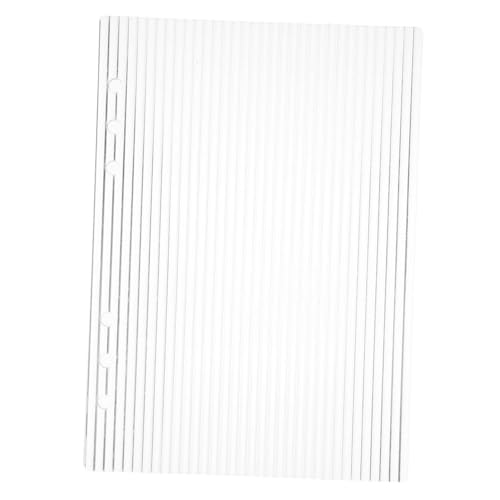 ELAYARD Acryl Ringordner Hülle Transparent Abnehmbar Strapazierfähige Notizbuch Abdeckung Für Büro Zuhause Binder Schutzhülle Robust Langlebig Ersatzfähig von ELAYARD