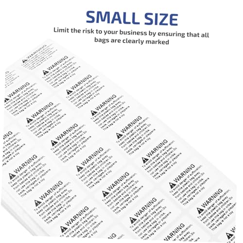 ELAYARD Anti suffocation Warning Sticker Selbstklebend mit Klarem Text Kratzfest Leicht Abziehbar Hohe Klebkraft Für Kinderspielzeug Sicherheitshinweis ELAYARD Anti suffocation Warning Sticker Selbstklebend mit Klarem Text Kratzfest Leicht Abziehbar Hohe Klebkraft Für Kinderspielzeug Sicherheitshinweis von ELAYARD