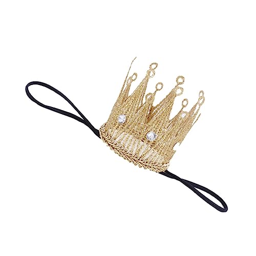 ELAYARD Babykronen Stirnband Elastisch Komfortabel Geburtstagskrone Für Mädchen Jungen Party Kopfschmuck Elastisches Haaraccessoire von ELAYARD