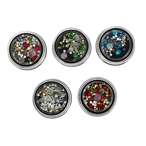 ELAYARD Boxen Nagelblumen Dekorationen Rhinestone Nagelschmuck mit Blüten für DIY Nageldesign Maniküre und Nail Art für Besondere Anlässe ELAYARD Boxen Nagelblumen Dekorationen Rhinestone Nagelschmuck mit Blüten für DIY Nageldesign Maniküre und Nail Art für Besondere Anlässe von ELAYARD