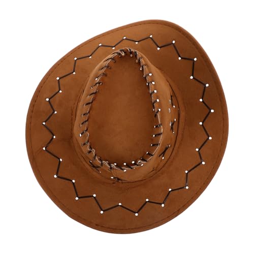 ELAYARD Cowboyhut Westernhut für Party und Verkleidung Gelb Robust Wiederverwendbar Vielseitig für Jungen und Mädchen für Themenpartys und Karneval von ELAYARD