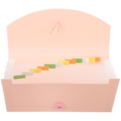 ELAYARD Fächermappe Faltmappe aus Robustem Material Tragbarer Beleg Coupon Organizer Erweiterbarer Dokumentenordner für Büro Schule und Reisen Große Kapazität Ordnet Rechnungen und von ELAYARD