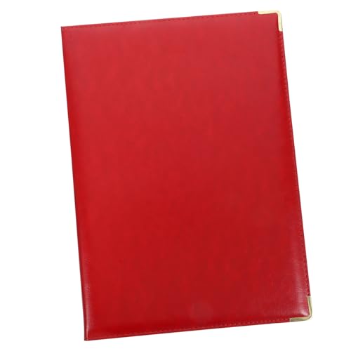 ELAYARD Großer Roter Aktenordner mit Metall Ecken Interview Portfolio Folder Stabiles Konferenz Organizer Board für Büro und Business Vielseitige Mappe zur Dokumentenaufbewahrung und ELAYARD Großer Roter Aktenordner mit Metall Ecken Interview Portfolio Folder Stabiles Konferenz Organizer Board für Büro und Business Vielseitige Mappe zur Dokumentenaufbewahrung und von ELAYARD