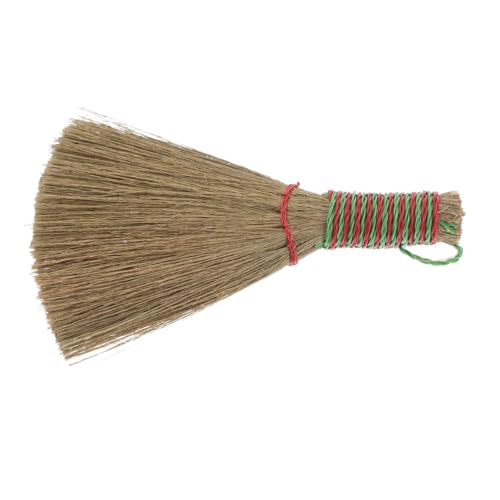 ELAYARD Handfeger mit Bambusgriff Dichte Miscanthus Borsten Robust und Langlebig Staubaufnehmend für Schnelle Reinigung Leichter Handbesen für Haushalt und Möbelpflege von ELAYARD