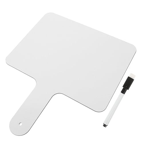 ELAYARD Handliches Whiteboard Teilig Doppelseitiges Trocken Abwischbares Schreibbrett für Klassenzimmer und Spiele Wiederverwendbares Whiteboard Paddel mit Stift Praktische Antworttafel ELAYARD Handliches Whiteboard Teilig Doppelseitiges Trocken Abwischbares Schreibbrett für Klassenzimmer und Spiele Wiederverwendbares Whiteboard Paddel mit Stift Praktische Antworttafel von ELAYARD