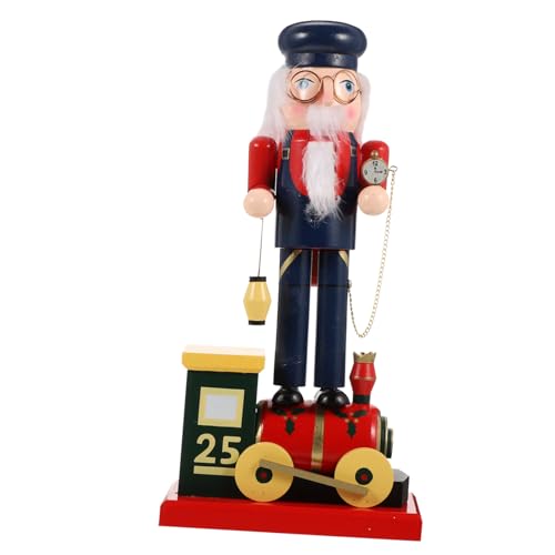 ELAYARD Holz Nusshacker Soldat Figur Handbemalt Vintage Design Weihnachtsdeko Tischornament Festliche Holzfigur Geschenkidee für Weihnachten ELAYARD Holz Nusshacker Soldat Figur Handbemalt Vintage Design Weihnachtsdeko Tischornament Festliche Holzfigur Geschenkidee für Weihnachten von ELAYARD