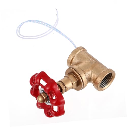 ELAYARD Industriedesign Ventil Wasseranschluss Retro Lampenschalter aus Messing Ergonomisch Langlebig Installieren für Haus Garten und Werkstatt von ELAYARD