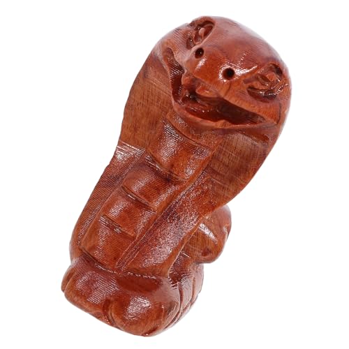 ELAYARD Jahr Schlange Holzfigur Rote Holzskulptur Tischdeko Schlange Ornament Chinesische Handarbeit Feng Shui Deko für Zuhause und Büro ELAYARD Jahr Schlange Holzfigur Rote Holzskulptur Tischdeko Schlange Ornament Chinesische Handarbeit Feng Shui Deko für Zuhause und Büro von ELAYARD