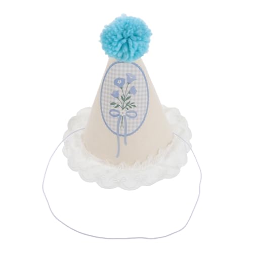 ELAYARD Kindergeburtstags Partyhut mit Pompon und Spitzenrand Leichter Kleiner für Mädchen und Jungen Festliches Partyzubehör für Fotos und Feierlichkeiten ELAYARD Kindergeburtstags Partyhut mit Pompon und Spitzenrand Leichter Kleiner für Mädchen und Jungen Festliches Partyzubehör für Fotos und Feierlichkeiten von ELAYARD