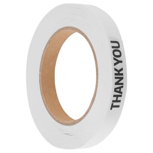 ELAYARD Kraftpapier Verpackungsband mit Danke Aufdruck Selbstklebend Leicht Abreißbar für Geschenkverpackung Bäckerei Cafés Shops Praktische Packbandrolle für Kleine Unternehmen ELAYARD Kraftpapier Verpackungsband mit Danke Aufdruck Selbstklebend Leicht Abreißbar für Geschenkverpackung Bäckerei Cafés Shops Praktische Packbandrolle für Kleine Unternehmen von ELAYARD