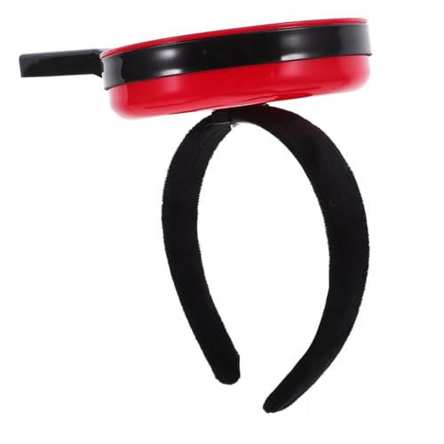 ELAYARD Lustiges Pfannen Haarband Rotes Stirnband als Foto Requisite für Karneval Fasching Motto Party Verkleidung und Festliche Events Komfortabler Einzigartiges Design für Aufsehen von ELAYARD