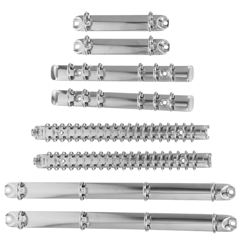 ELAYARD Metalldrehmechanismus für Ringbuch Silberfarbene Lose Binder Clips Innenring Robuste Tragbare Ordnerbefestigung für Büro und Zuhause ELAYARD Metalldrehmechanismus für Ringbuch Silberfarbene Lose Binder Clips Innenring Robuste Tragbare Ordnerbefestigung für Büro und Zuhause von ELAYARD