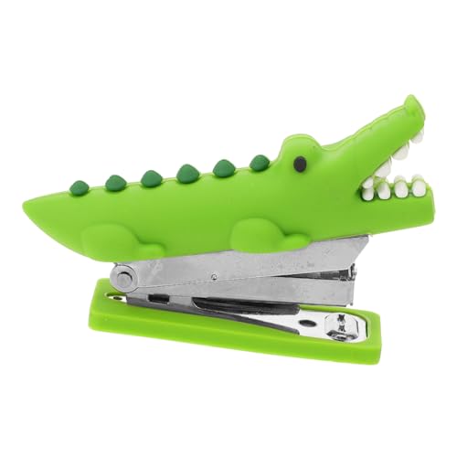 ELAYARD Niedlicher Mini Hefter Krokodil Design Tragbarer Handtacker Klein Leicht Für Büro Schule Zuhause Rutschfeste Füße Praktisch Robust Stationär ELAYARD Niedlicher Mini Hefter Krokodil Design Tragbarer Handtacker Klein Leicht Für Büro Schule Zuhause Rutschfeste Füße Praktisch Robust Stationär von ELAYARD