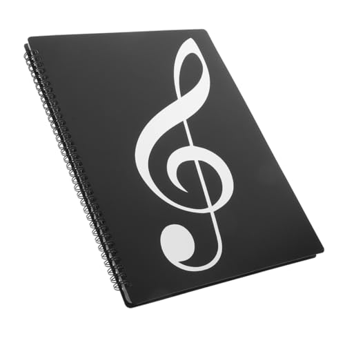 ELAYARD Notenmappe mit Fächern Vielseitiger Musiknoten Organizer und Dokumentenablage Tragbarer Durchsichtiger Ordner für Schule Büro und Persönliche Nutzung Silbernes Notenmotiv ELAYARD Notenmappe mit Fächern Vielseitiger Musiknoten Organizer und Dokumentenablage Tragbarer Durchsichtiger Ordner für Schule Büro und Persönliche Nutzung Silbernes Notenmotiv von ELAYARD