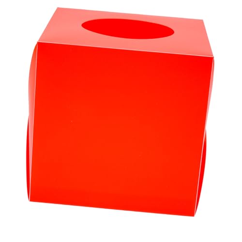 ELAYARD Rote Raffle Box aus Hochwertigem Kunststoff Vielseitig Einsetzbar als Party Losbox Spenden Wahlurne für Gewinnspiele und Firmenveranstaltungen Transparentes Design ELAYARD Rote Raffle Box aus Hochwertigem Kunststoff Vielseitig Einsetzbar als Party Losbox Spenden Wahlurne für Gewinnspiele und Firmenveranstaltungen Transparentes Design von ELAYARD