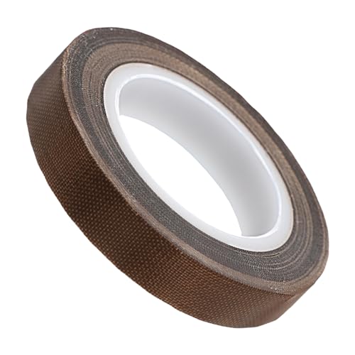 ELAYARD Teflonband Hitzebeständiges Band Wärmeband Wärmeübertragungsband Heizband Für Sublimation Hitzebeständiges Klebeband Für Sublimation Ptfe-band Glasfaser Light Brown von ELAYARD
