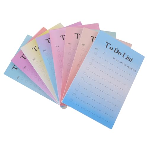 ELAYARD Teiliges Selbstklebender Notizzettel Stark Haftend Tragbar Farbige Fluoreszierende Memo Pads Kleine Notizblöcke für Schule Büro Praktische Schreibwaren von ELAYARD