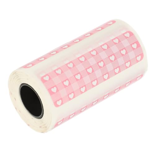 ELAYARD Thermopapierrolle Selbstklebend Pinke Herz Motive Bedruckbar für Mobile Fotodrucker Kompatibel mit Sofortbildkameras Langlebig und Klardruckend ELAYARD Thermopapierrolle Selbstklebend Pinke Herz Motive Bedruckbar für Mobile Fotodrucker Kompatibel mit Sofortbildkameras Langlebig und Klardruckend von ELAYARD