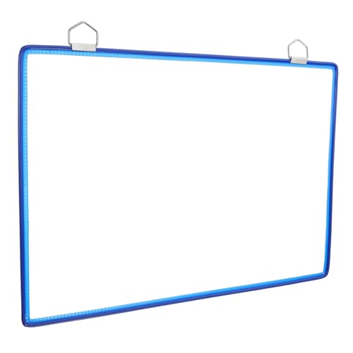 ELAYARD Transparenter Hängender Wand Organizer mit Doppeltem Haken für Büropapiere Stabiler Wandhalter für Dokumente Großer Fassungsvermögen Einfacher Zugriff Robuster Wand File Beutel von ELAYARD