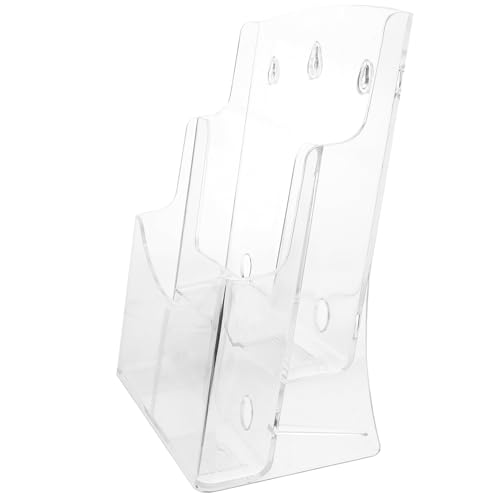 ELAYARD Transparenter Wand Aktenhalter aus Acryl Lagiger Prospekthalter und Dokumenten Organizer für Büro Stabiler Praktischer Wandaufbewahrungsständer für Klare Akten und Prospekte ELAYARD Transparenter Wand Aktenhalter aus Acryl Lagiger Prospekthalter und Dokumenten Organizer für Büro Stabiler Praktischer Wandaufbewahrungsständer für Klare Akten und Prospekte von ELAYARD