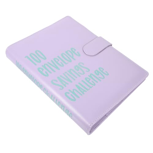 ELAYARD Umschläge Budget Binder mit Tage Sparchallenge Ringbuch Cash Organizer mit Farbigem Deckel und Budgetplaner für Geldmanagement Leichtes Notizbuch für Bargeld und Karten von ELAYARD