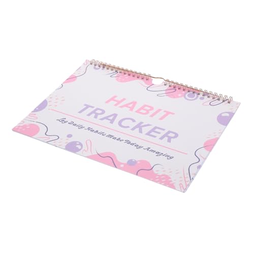 ELAYARD Unveränderter Undatierter Spiral Habit Tracker Planer mit Wochenübersicht Workout Tracker Journal Minimalistisches Design in Weiß für Tägliche Zielverfolgung und ELAYARD Unveränderter Undatierter Spiral Habit Tracker Planer mit Wochenübersicht Workout Tracker Journal Minimalistisches Design in Weiß für Tägliche Zielverfolgung und von ELAYARD