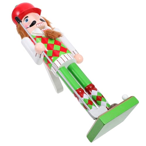 ELAYARD Weihnachtlicher Holz Golf Festliche Tischdeko Holzfigur Geschenkidee für Familie Freunde Sammler Wohnzimmer Schlafzimmer ELAYARD Weihnachtlicher Holz Golf Festliche Tischdeko Holzfigur Geschenkidee für Familie Freunde Sammler Wohnzimmer Schlafzimmer von ELAYARD