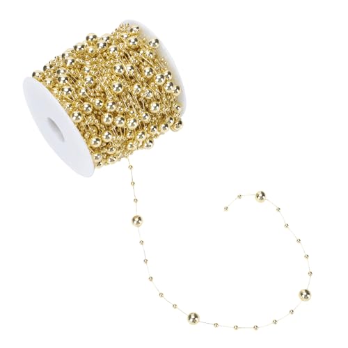 ELAYARD Weihnachtskugel Perlenkette aus Abs Kunststoff DIY Bead Chain mit Flexiblem Angelschnurfaden Weihnachtsbaum Dekoration Leichte Bastelperlen für Festliche Girlanden und Vorhänge ELAYARD Weihnachtskugel Perlenkette aus Abs Kunststoff DIY Bead Chain mit Flexiblem Angelschnurfaden Weihnachtsbaum Dekoration Leichte Bastelperlen für Festliche Girlanden und Vorhänge von ELAYARD