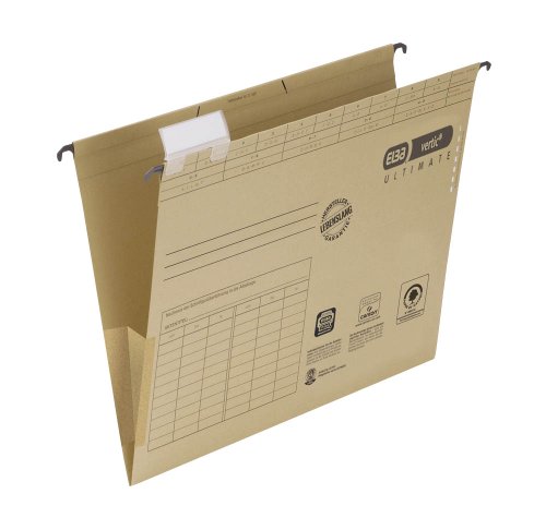 25 ELBA Hängetaschen vertic ULTIMATE / naturbraun / DIN A4 / 240 g/m² 25 ELBA Hängetaschen vertic ULTIMATE / naturbraun / DIN A4 / 240 g/m² von ELBA