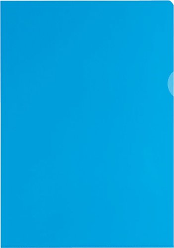 Elba Sichthülle A4 blau/76442BL für DIN A4 PVC Hartfolie 150my Inh.25 von ELBA