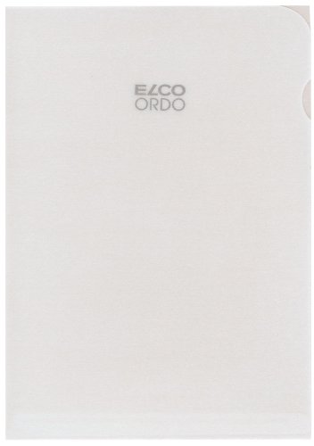 ELCO 29490.14 Ordo Organisationsmappe, 220 x 310 mm, 80 g, weiß/transparent von ELCO