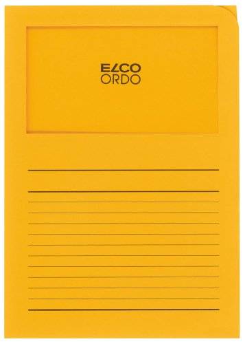 Elco 29489.42 Ordo Organisationsmappe Classico, 220 x 310 mm, 120 g, goldgelb von ELCO