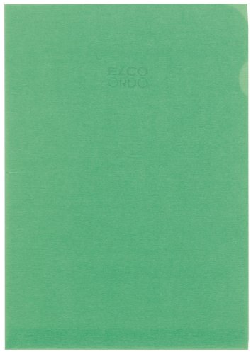 Elco 29490.64 Ordo Organisationsmappe transparent, 220 x 310 mm, 80 g, grün von ELCO