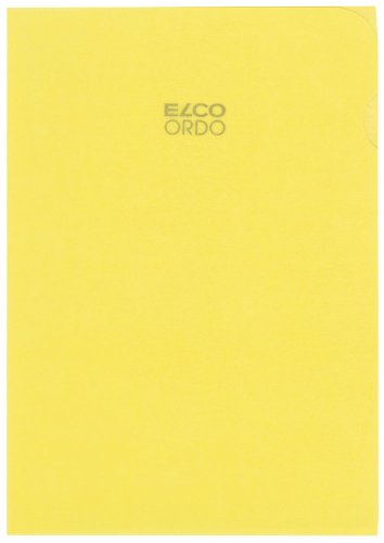 Elco 29490.74 Ordo transparent Karton mit 100 Dokumentenhüllen aus transparentem Papier, 220x310, 80g, gelb, Fenster: nein Elco 29490.74 Ordo transparent Karton mit 100 Dokumentenhüllen aus transparentem Papier, 220x310, 80g, gelb, Fenster: nein von Kores