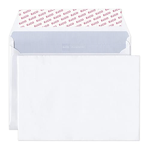 ELCO 48583 Documento Box mit 250 Briefumschlägen/Versandtaschen, Haftklebeverschluss, B5, 120g, weiss Kraft, Fenster: nein, b5 (250x176mm) für papierformat a5/c5 mit umlaufender 20mm seitenfalte ELCO 48583 Documento Box mit 250 Briefumschlägen/Versandtaschen, Haftklebeverschluss, B5, 120g, weiss Kraft, Fenster: nein, b5 (250x176mm) für papierformat a5/c5 mit umlaufender 20mm seitenfalte von ELCO