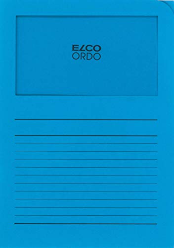 Elco 73695.32 Ordo classico Verpackung mit 10 Dokumentenhülle aus Papier mit Linienaufdruck, 220x310, 120g, intensivblau, Fenster: ja Elco 73695.32 Ordo classico Verpackung mit 10 Dokumentenhülle aus Papier mit Linienaufdruck, 220x310, 120g, intensivblau, Fenster: ja von ELCO