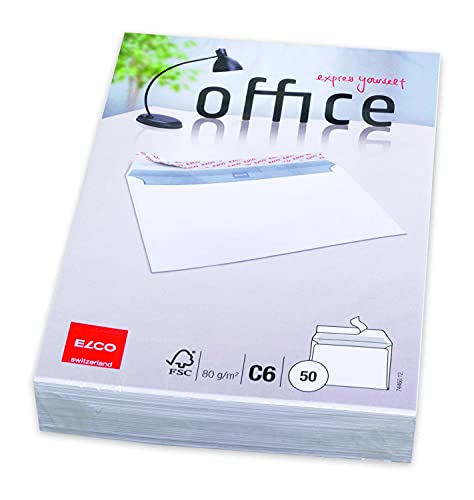 Elco 74460.12 Office Cello Zip mit 50 Kuverts C6, weiß Elco 74460.12 Office Cello Zip mit 50 Kuverts C6, weiß von ELCO