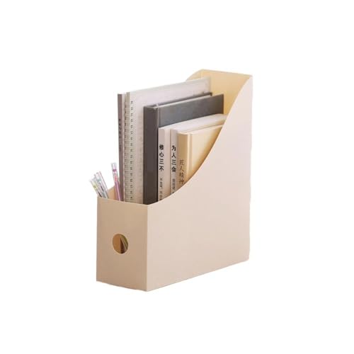 Kunststoff Desktop Datei Lagerung Rack Desktop-Datei-Organizer Buchstützen Multicolor(Coffee-color) von ELDFLRURB